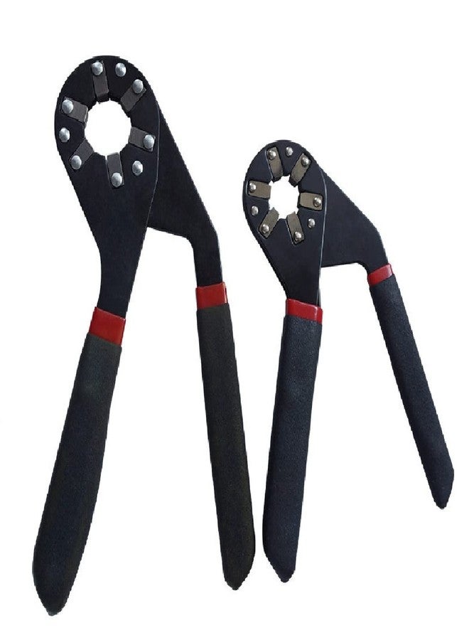 NVF 8 Inch Bionic Adjustable Round Head Wrench by Logger Head Tools 14 Wrenches in 1 Grabs Bolt On All 6 Sides Patented Design Multiplies Gripping Force - Image 3